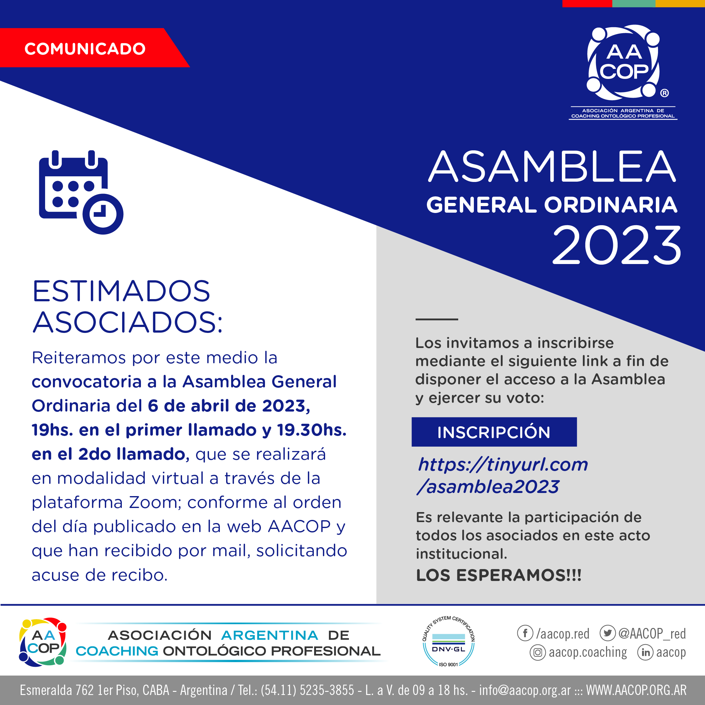 ASAMBLEA GENERAL ORDINARIA 2023 | imagen